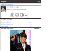 Tablet Screenshot of drake-bell-online.skyrock.com