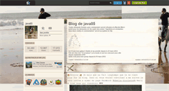 Desktop Screenshot of java85.skyrock.com