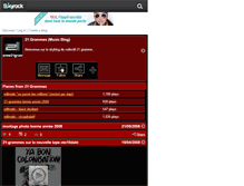 Tablet Screenshot of crew21grammes.skyrock.com