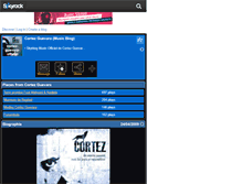 Tablet Screenshot of cortez-guevara-officiel.skyrock.com