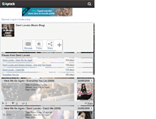 Tablet Screenshot of hi-music-demi-lovato.skyrock.com