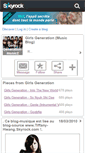 Mobile Screenshot of girls-generation-music2.skyrock.com