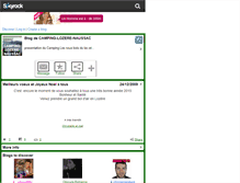 Tablet Screenshot of camping-lozere-naussac.skyrock.com