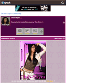 Tablet Screenshot of club-shym.skyrock.com