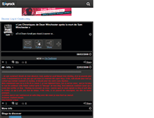Tablet Screenshot of dean-without-sam.skyrock.com