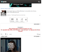 Tablet Screenshot of chloe-mortaud.skyrock.com
