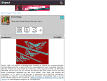 Tablet Screenshot of cinemabelge.skyrock.com