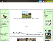 Tablet Screenshot of centre-equestre-yzernay.skyrock.com