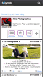 Mobile Screenshot of aline-photographies.skyrock.com