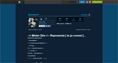 Desktop Screenshot of misterdim-973.skyrock.com