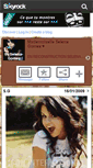 Mobile Screenshot of byselena-gomez.skyrock.com