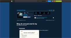 Desktop Screenshot of annuaire-de-fic-hp.skyrock.com