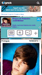 Mobile Screenshot of histooire-justinbieber.skyrock.com