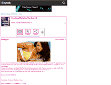 Tablet Screenshot of candice-michelle-story.skyrock.com