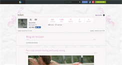 Desktop Screenshot of lesbain.skyrock.com