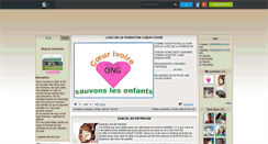 Desktop Screenshot of coeurivoire.skyrock.com