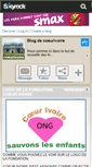 Mobile Screenshot of coeurivoire.skyrock.com