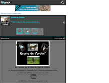 Tablet Screenshot of ecurie-de-cordon.skyrock.com