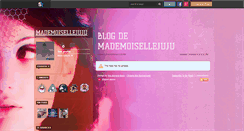 Desktop Screenshot of mademoisellejuju.skyrock.com