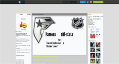 Desktop Screenshot of nhl-stats.skyrock.com