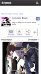 Mobile Screenshot of animeland-bleach.skyrock.com