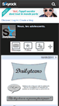 Mobile Screenshot of dailyteens.skyrock.com