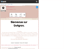 Tablet Screenshot of dxagron.skyrock.com