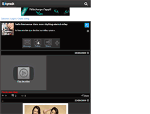 Tablet Screenshot of eternal-miley.skyrock.com