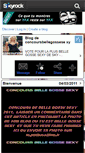 Mobile Screenshot of concoursbellegossesexy.skyrock.com