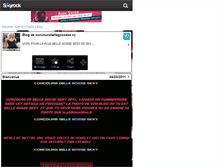 Tablet Screenshot of concoursbellegossesexy.skyrock.com