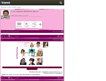 Tablet Screenshot of disney-magasine.skyrock.com