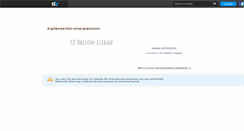 Desktop Screenshot of 2-places-for-one-passion.skyrock.com