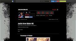 Desktop Screenshot of justin-drew-bieber-mc.skyrock.com