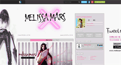 Desktop Screenshot of melissamarsofficiel.skyrock.com