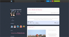 Desktop Screenshot of it-would-be-beautiful.skyrock.com