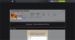 Desktop Screenshot of clementmaruelo-officiel.skyrock.com