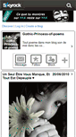 Mobile Screenshot of gothic-princess-of-poems.skyrock.com