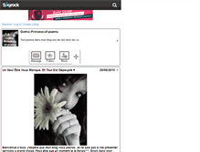 Tablet Screenshot of gothic-princess-of-poems.skyrock.com