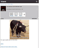 Tablet Screenshot of droit-animaux.skyrock.com