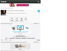 Tablet Screenshot of cedricdebacq.skyrock.com