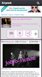 Mobile Screenshot of jobro-fiction.skyrock.com