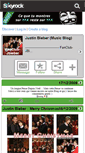 Mobile Screenshot of fanclub-jbieber.skyrock.com