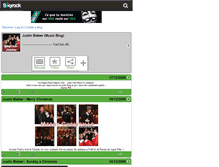 Tablet Screenshot of fanclub-jbieber.skyrock.com