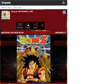 Tablet Screenshot of dragonballz85.skyrock.com