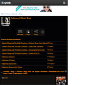 Tablet Screenshot of halloween6-musique.skyrock.com
