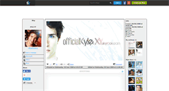 Desktop Screenshot of official-kyle-xy.skyrock.com