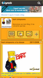 Mobile Screenshot of bartsimpsonsdu17.skyrock.com