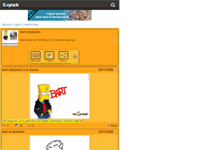 Tablet Screenshot of bartsimpsonsdu17.skyrock.com