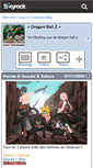 Mobile Screenshot of dragonballzaf.skyrock.com