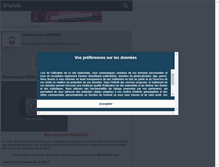 Tablet Screenshot of maillot2009.skyrock.com